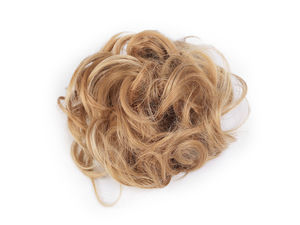 Premium Volumizing Bun Hairpiece Extension - Streaked Messy Bun Scrunchie for Ponytails and Updos