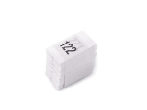 Premium Sew-In Clothing Size Labels - Washable Size Tags for Apparel, Garment Manufacturing & Sewing Workshops