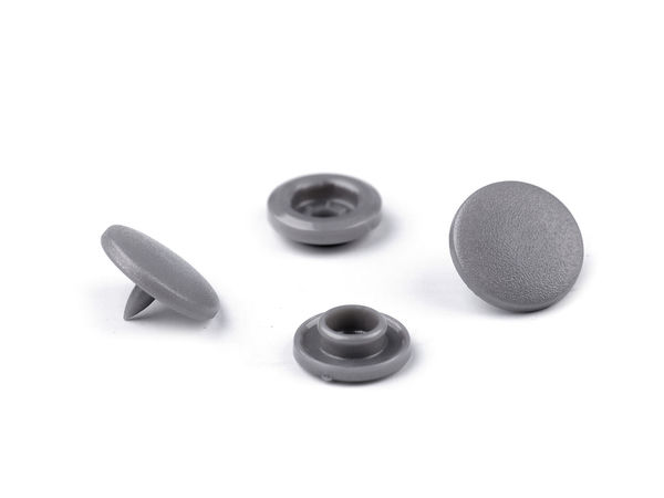 Premium Matte Plastic Snap Fasteners (Size 20) - Durable Snaps for Apparel, Baby Diapers & Crafts