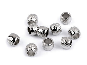 Premium Metal Cord Ends with Ornament (5.5mm Hole) – Decorative Round End Caps for Apparel, Hoodies, Macrame & Crafting