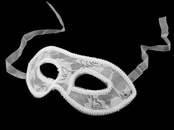 Elegant White Lace Masquerade Eye Mask – Premium Seductive & Mysterious Costume Accessory for Carnivals, Festivals, and Theme Parties