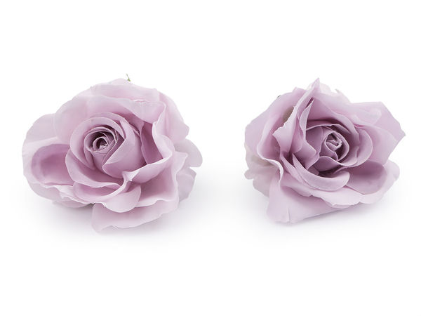 Decorative Artificial Rose Flower Heads (Ø 5 cm) for Crafts, Wreaths & Hair Accessories