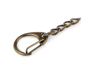 Solid Metal Carabiner Keychain Clip, 18x48 mm Non-Swivel Snap Hook for Handbags & Crafting
