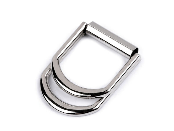 Premium Double Metal Belt Buckle, 20mm Inner Width - Versatile Slider for Coats, Jackets, Dresses, and DIY Crafts