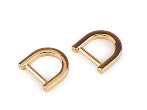 Premium Metal D-Rings for Handbags, Strap Hardware, and Fashion Accessories - 15mm Inner Width