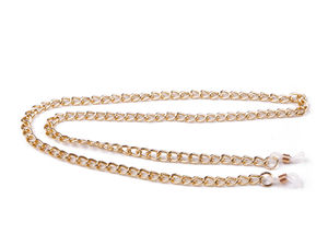 Premium Gold Eyeglass Chain - Elegant Sunglasses Strap & Eyewear Holder Lanyard