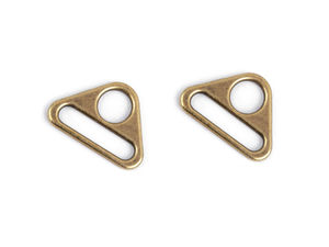Premium Metal Triangle Adjuster & Slide Buckles (25mm Width) | Triangular Strap Adjuster for Handbags, Backpacks, and Purses