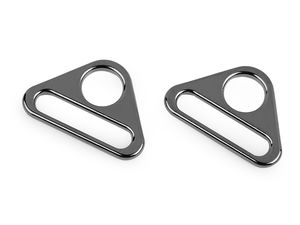 Premium Metal Triangle Adjuster & Slide Buckles (31mm) for Handbags, Purses, and Backpacks