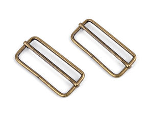 Premium 50mm Metal Buckle Slider for Webbing Straps - Heavy-Duty Hardware for Bag Making and Accessories