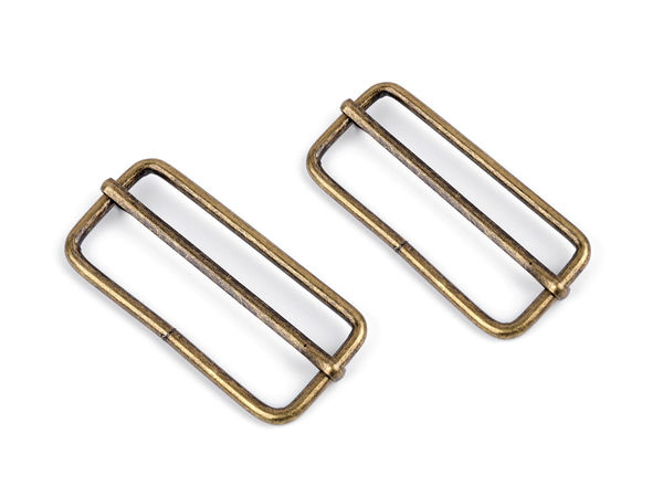Premium 50mm Metal Buckle Slider for Webbing Straps - Heavy-Duty Hardware for Bag Making and Accessories