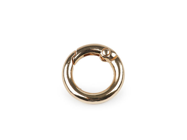 Premium Metal Spring O-Rings - Round Carabiner Clips and Keyring Connectors (13mm)