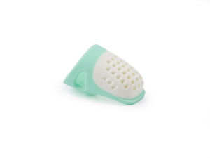 Premium Ergonomic Silicone Thimble with Hard Protective Tip - Non-Slip Finger Protector for Hand Sewing, Quilting, and Needlework