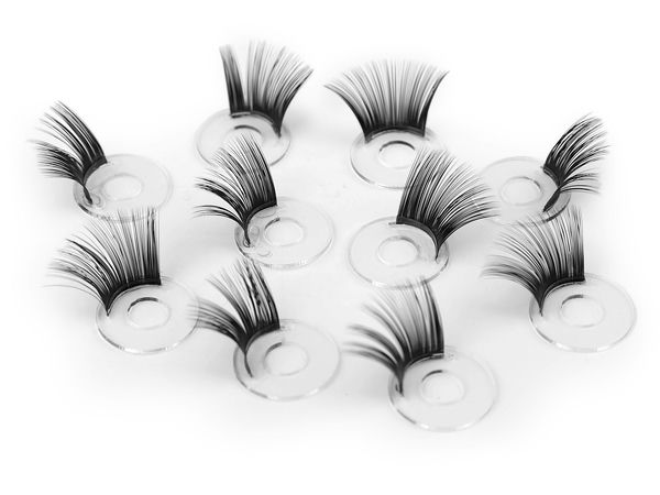 Premium DIY Doll Eyelashes for Safety Eyes, 17mm - 5 Pairs (10 Pcs), Black