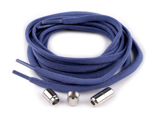 Elastic No-Tie Shoelaces with Metal Screw Closures (100 cm) - Premium Self-Tying Lazy Laces