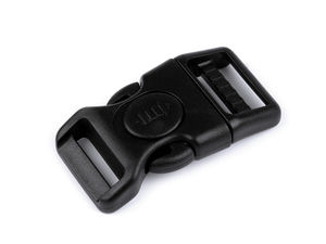 Premium Frost-Resistant Side Release Buckle with Safety Lock & Tri-Glide – Curved Plastic Clip for Bracelets, Backpacks, & Gear (20/25mm, Black)