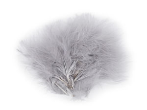 Premium Soft Marabou Feathers (5-12 cm) for Crafts, Costumes, and Floral Arrangements – 20 Pieces