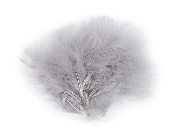 Premium Soft Marabou Feathers (5-12 cm) for Crafts, Costumes, and Floral Arrangements – 20 Pieces
