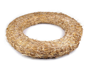 Premium Natural Straw Wreath Base (Ø70 cm) – Large Craft & Wreath Making Frame
