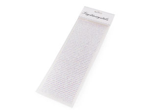 Self-Adhesive Rhinestone Crystal Strips (3mm) for Crafting, Scrapbooking, and DIY Decoration