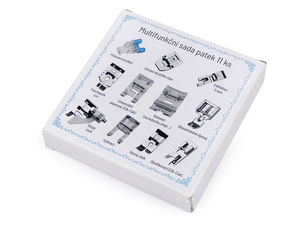 11-Piece Universal Sewing Machine Presser Foot Set - Multi-Functional Snap-On Kit for Quilting, Embroidery, and Tailoring
