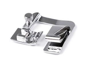 Premium Sewing Machine Rolled Hem Presser Foot - Nickel Finish