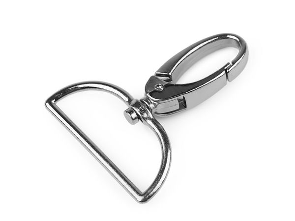 Premium Metal Swivel Snap Hooks - 37mm Lobster Claw Clasps for Bags, Handbags, and Dog Leashes