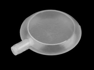 Transparent Flat Toy Squeaker Insert (Ø42mm) - Soft Plastic Whistle for DIY Dolls, Plush Toys & Textile Crafts