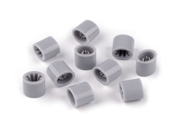 Premium Self-Closing Plastic Cord Lock Connectors for Festival Bracelets and Event Wristbands, 7x9mm