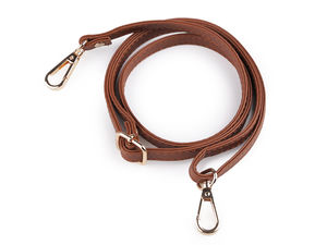 Adjustable Eco Leather Handbag Strap (1cm Width) with Metal Carabiners – Premium Replacement Purse & Bag Handle