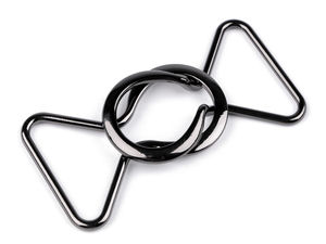 Premium 35mm Metal Interlocking Buckle Clasp | Two-Piece Fastening for Belts, Coats, and Jackets