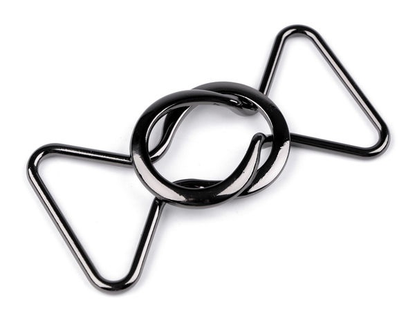 Premium 35mm Metal Interlocking Buckle Clasp | Two-Piece Fastening for Belts, Coats, and Jackets