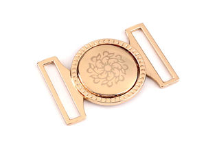 Premium Ornamental Metal Buckle for Belts and Outerwear | Fits 30mm Strap Width