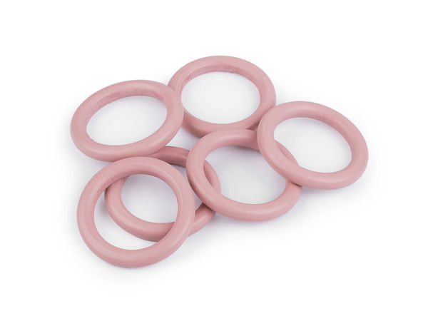 Premium Painted Wooden Craft Rings for Macrame & DIY Dreamcatchers - 50mm