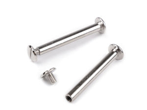 Premium Nickel Bookbinding Screw Posts for Scrapbooking, Photo Albums & Portfolios - 29mm & 39mm