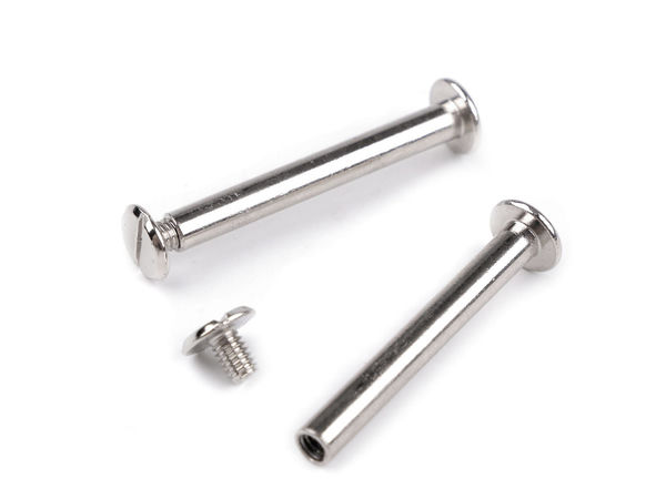 Premium Nickel Bookbinding Screw Posts for Scrapbooking, Photo Albums & Portfolios - 29mm & 39mm