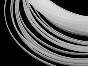 6mm Premium Flat Plastic Boning Coil for Swimwear, Corsets, and Lingerie - White