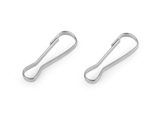 Mini Carabiner Snap Hook - 6x17mm Durable Metal Hardware for Wallets, Bags, and Keychains