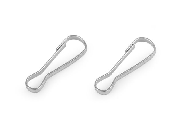 Mini Carabiner Snap Hook - 6x17mm Durable Metal Hardware for Wallets, Bags, and Keychains