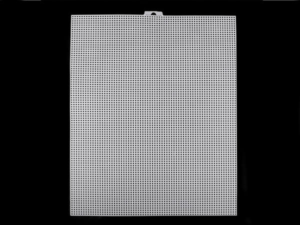 Flexible Plastic Canvas Mesh Grid for Latch Hook and Tapiko Crafts, 26 x 33.5 cm - White