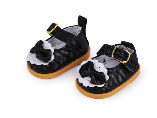 Premium Miniature Leather Doll Shoes with Velcro Buckles - Crafting Footwear for DIY Dollmaking and Plush Toys