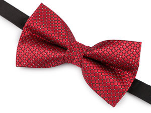 Premium Double-Layer Pre-Tied Bow Tie - Unisex Patterned Bowtie with Adjustable Satin Strap and Presentation Box