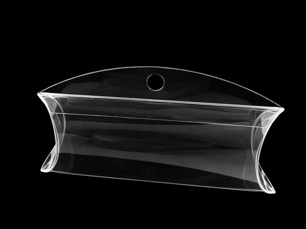 Clear Hanging Plastic Display Box (5.5 x 12 x 2.7 cm) - Premium Transparent Packaging for Crafts, Retail, and Small Items