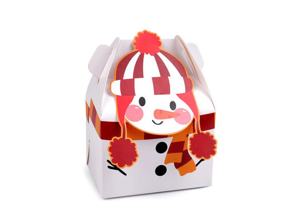 Foldable Holiday Character Christmas Gift Boxes - Festive DIY Designs for Treats and Small Gifts
