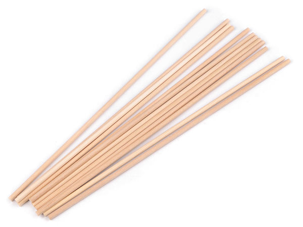 Premium Wooden Macramé Dowels (30.5 cm) – Precision-Cut Natural Wood Craft Sticks for DIY Wall Hangings, Plant Hangers, and Art Projects