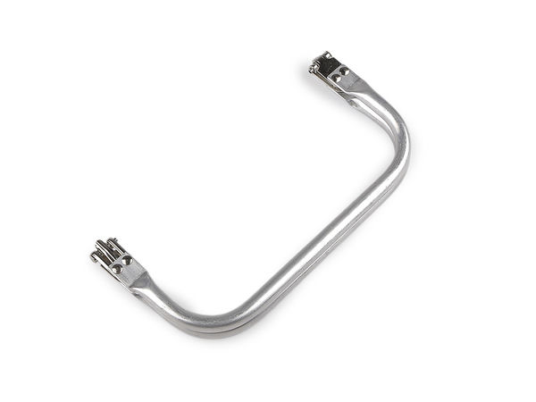 Premium Lightweight Aluminum Purse Frame & Handbag Handle for Bag Making - Nickel Finish