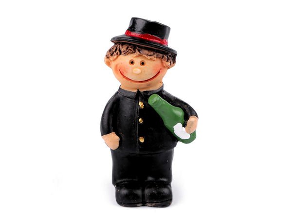 Miniature Good Luck Charm Figurines in Gift Box - Chimney Sweep & Lucky Pig