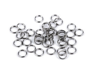 Premium Stainless Steel Split Jump Rings (6mm, Double Loop) - Durable Jewelry Connecting Rings, 5g Pack