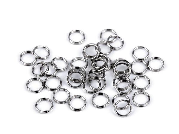 Premium Stainless Steel Split Jump Rings (6mm, Double Loop) - Durable Jewelry Connecting Rings, 5g Pack