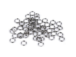 Premium 4mm Stainless Steel Split Jump Rings - Double-Loop Jewelry Connecting Elements (5g Pack)