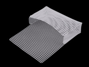 Premium White Plastic Canvas Grid for DIY Handbag & Purse Crafting - 4x4mm Mesh Template